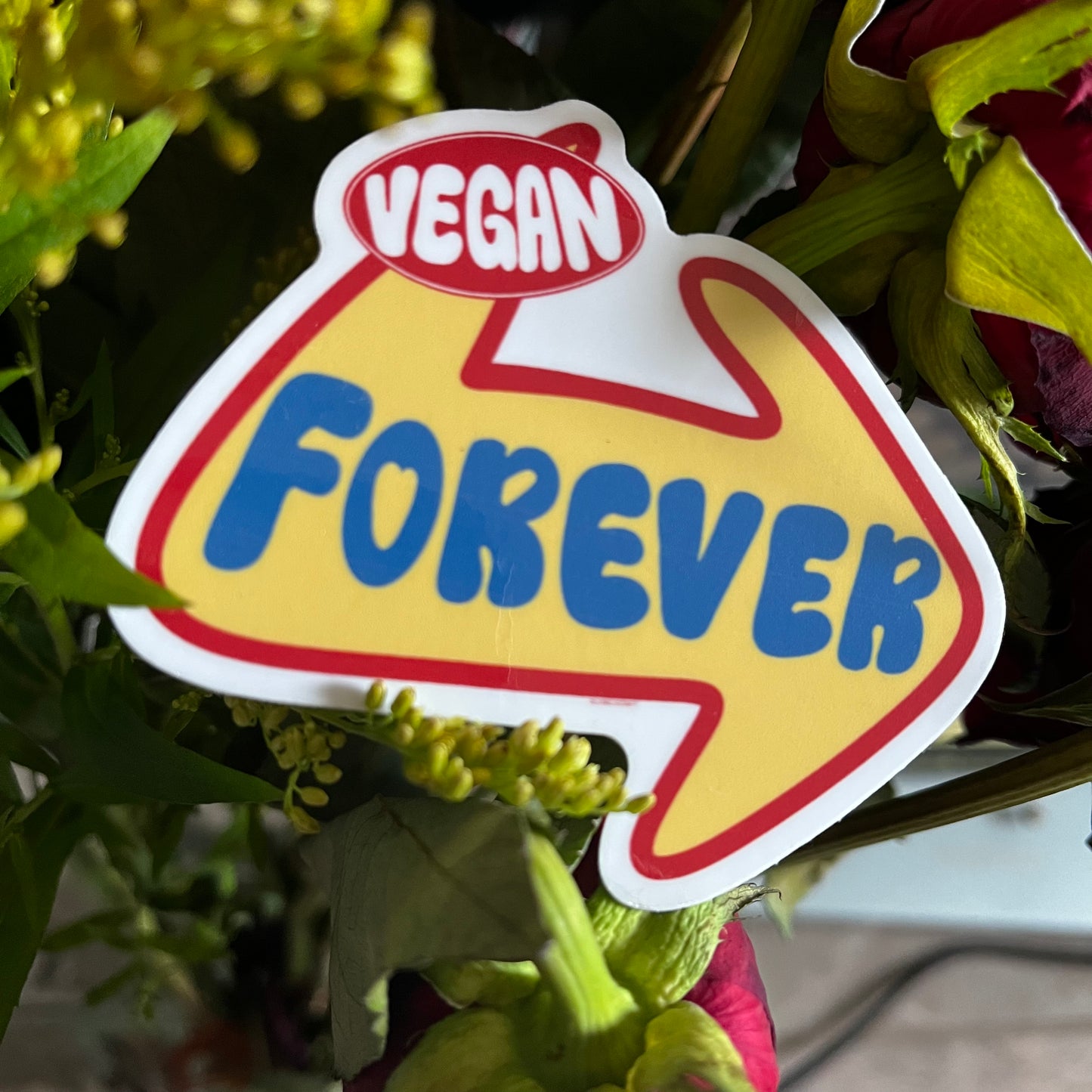 Warped Tour Vegan Forever Sticker