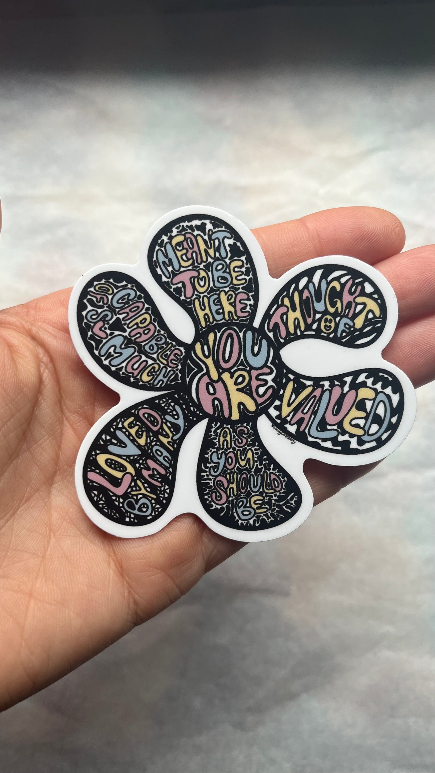 Self Love Sticker, Affirmation Reminder, Your are Valued