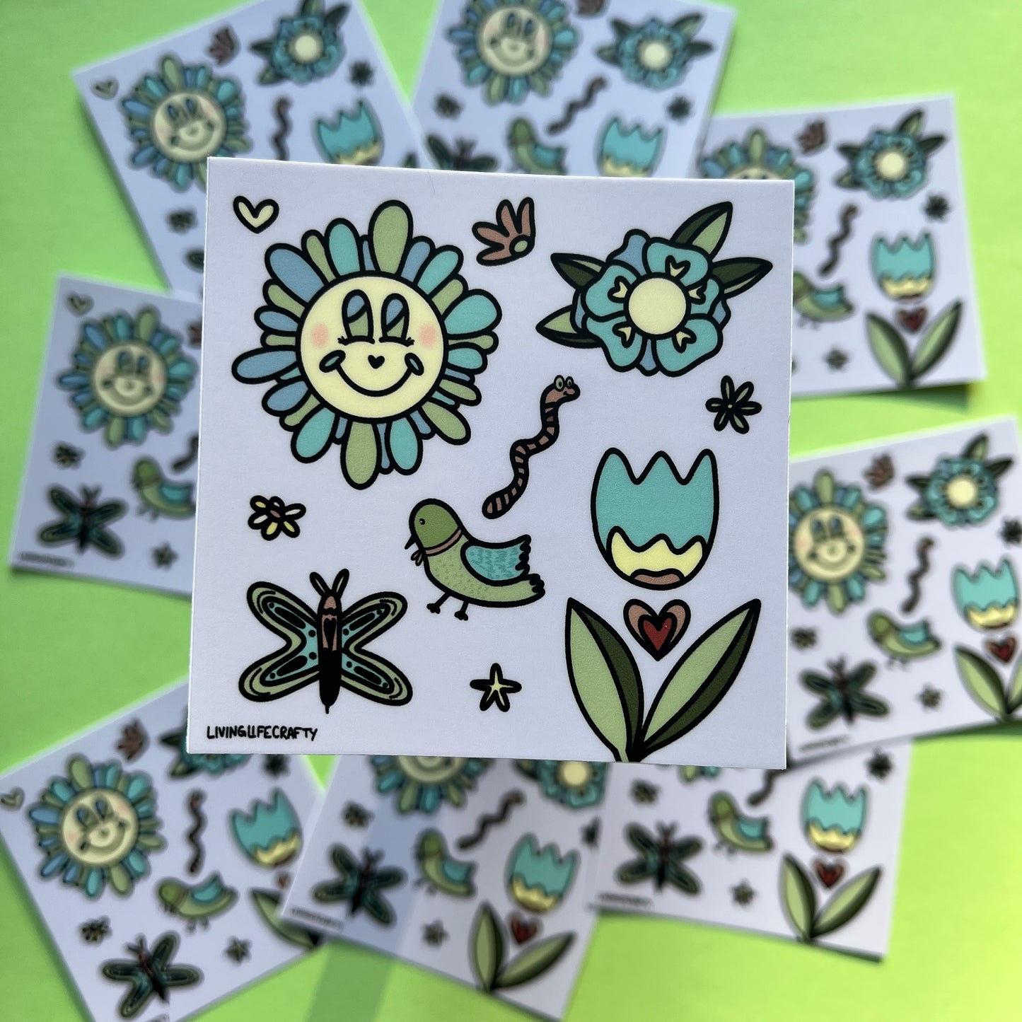 Garden & Pollinator Love Sticker