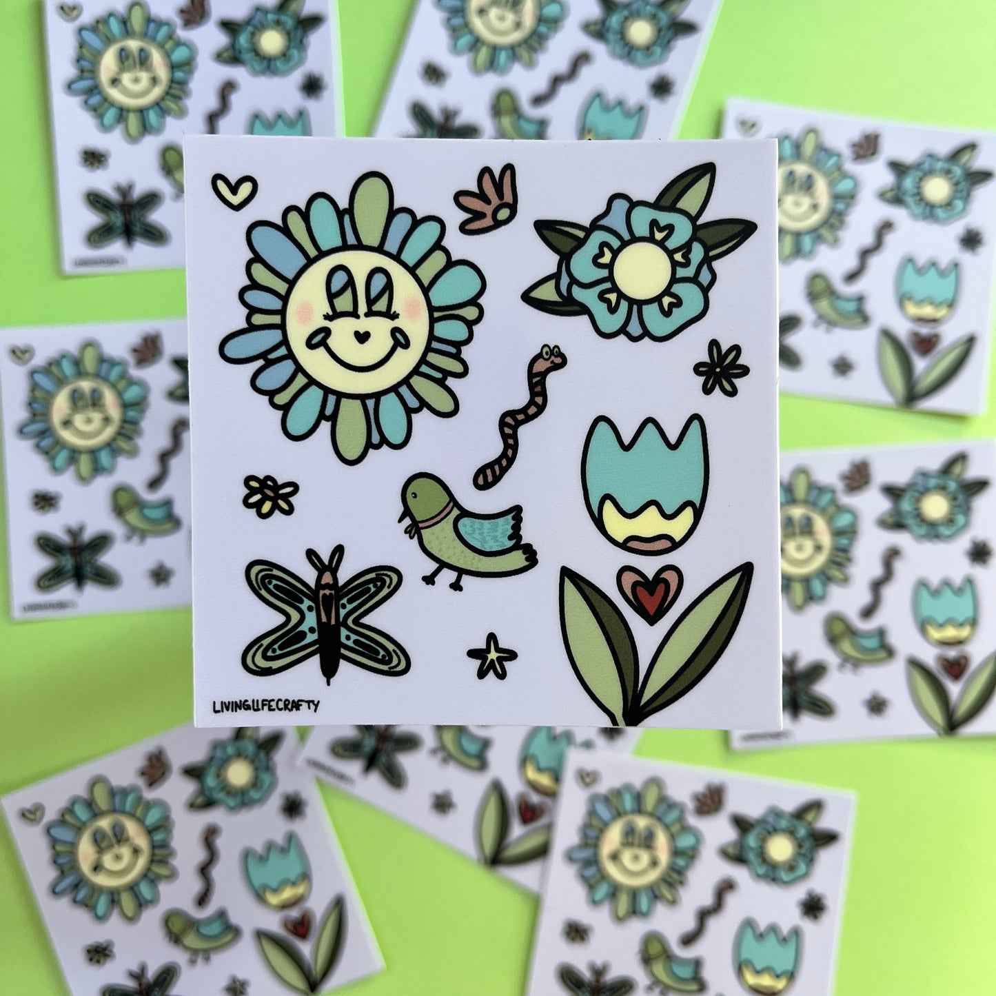 Garden & Pollinator Love Sticker